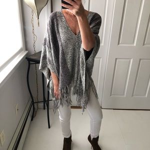 - Charlotte Russe poncho sweater bin A